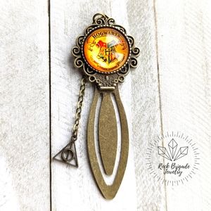 Bronze Hogwarts House Crest Bookmarks